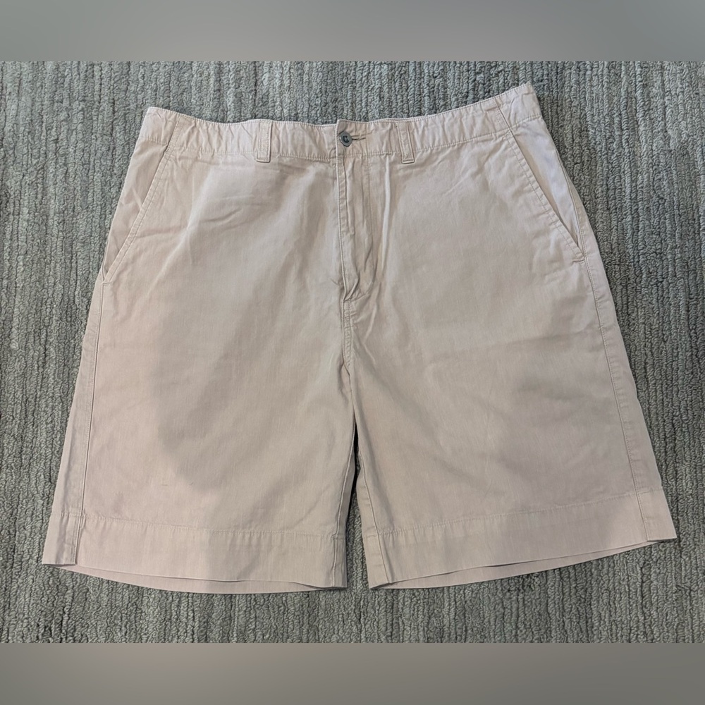Joseph Abboud Men's Tan Cotton Shorts